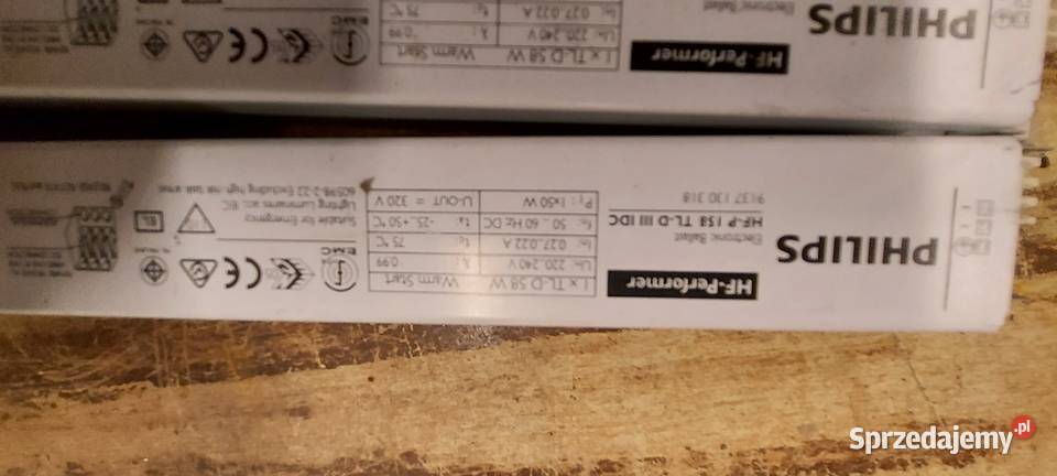 Zapłonniki elektroniczne PHILLIPS Elektryka i akcesoria Bocheniec sprzedam