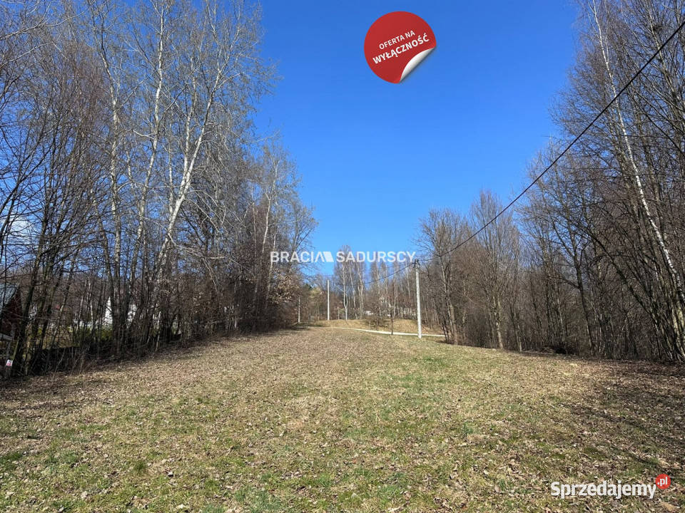 Grunt 1600 metrów Pcim małopolskie