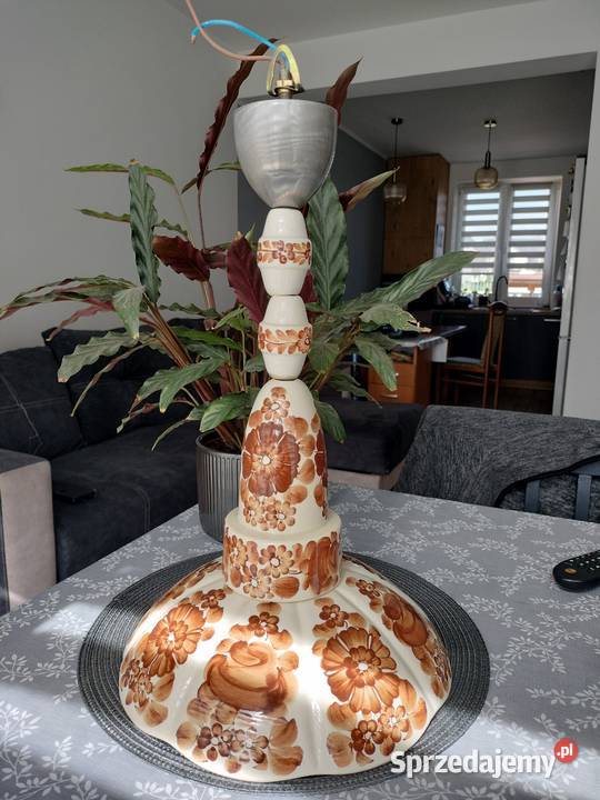 Żyrandol Fajans Włocławek Radom