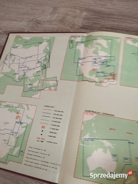 geograficzny atlas świata dwie części Poznań