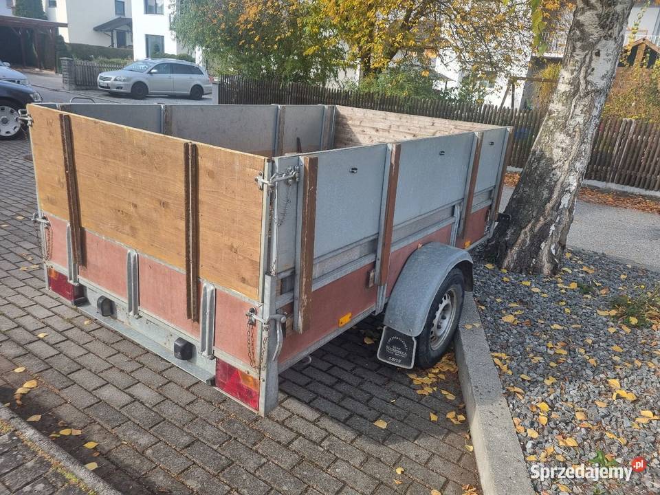 Przyczepa lekka SARIS 750 podwójne burty Motoryzacja Michniów sprzedam