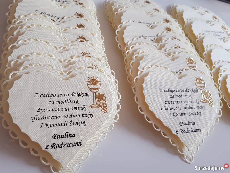 Etykiety Komunijne Motyl Wzory Komunia Święta Lubliniec
