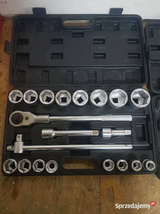 Klucze nasadowe zestaw 21EL 34 nasadki 6kątne Głogowa