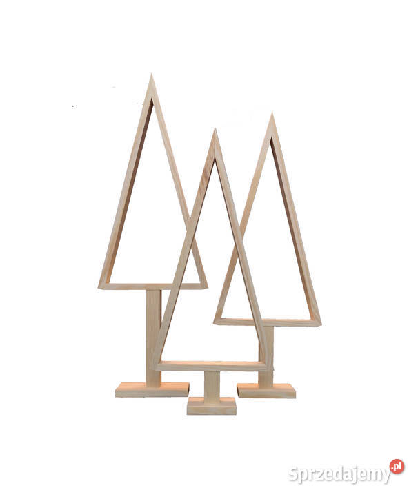 Choinki Drewniane Baza Do Ozdabiania 3 Wysokość