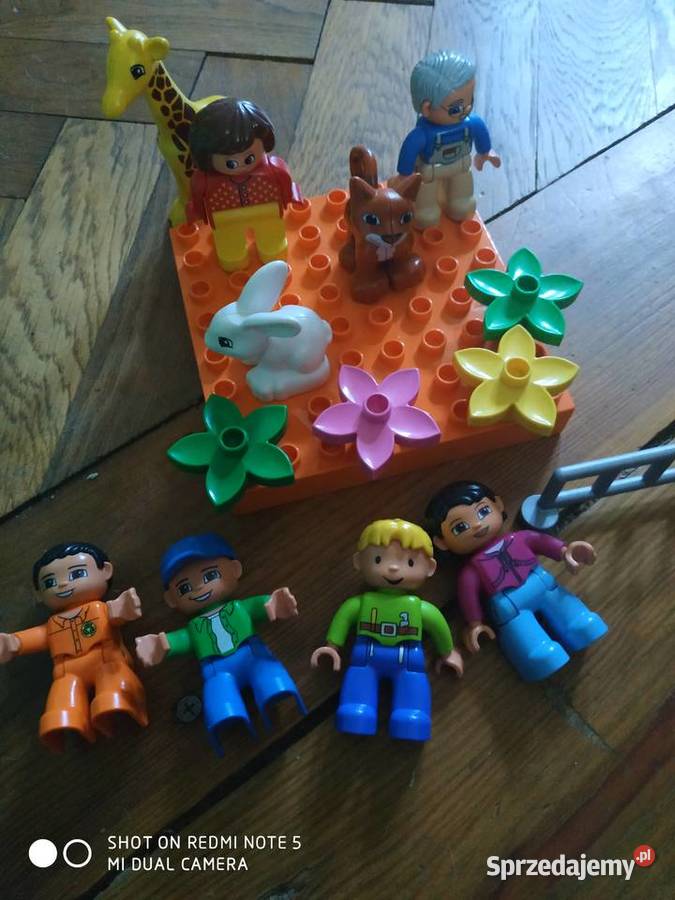 LEGO Duplo zestaw pociąg koparka traktor zygzak Józefów
