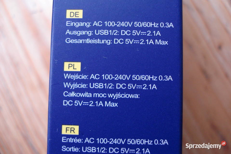 Ładowarka z kablem nowa dual port micro USB Łódź