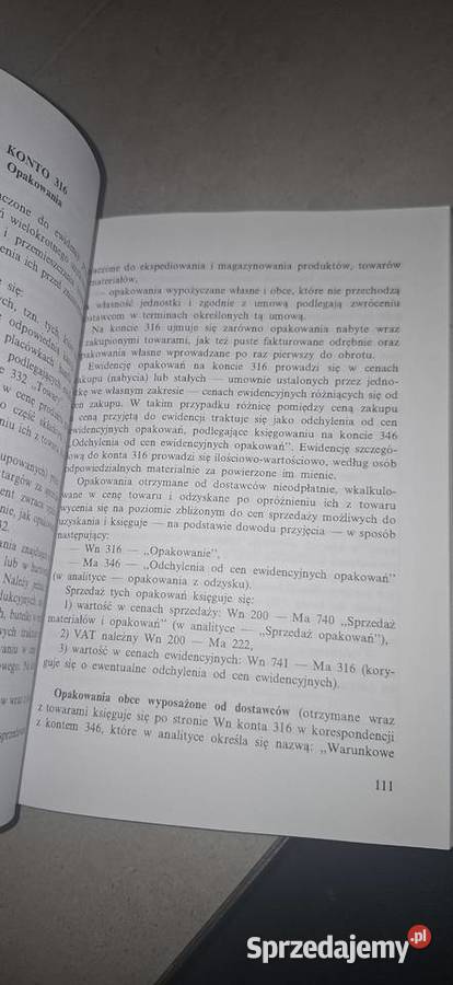 Podręcznik Rachunkowości lata 90 Unikatowy Kalisz