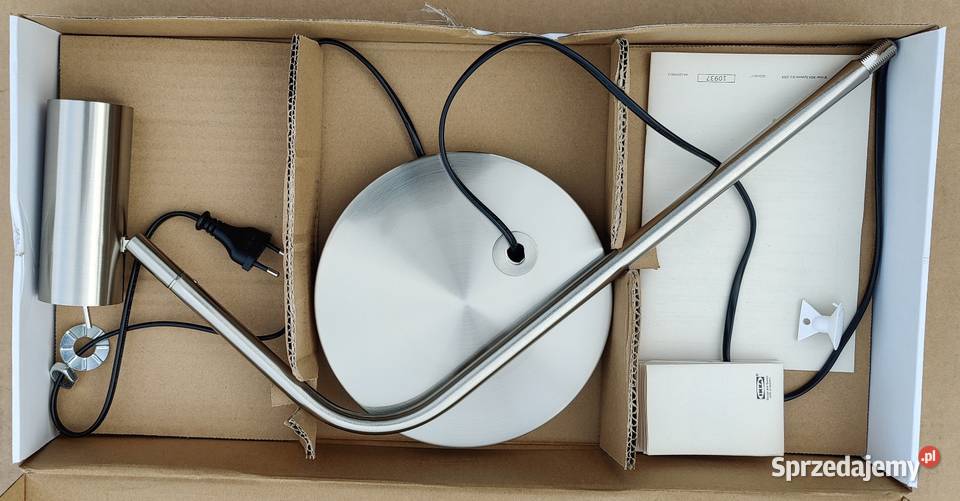 Lampka biurkowa nikiel 54 VIRRMO IKEA Nowa Wrocław