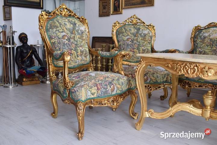 MYŚLIWSKI Barokowy Komplet Wypoczynkowy małopolskie Kraków