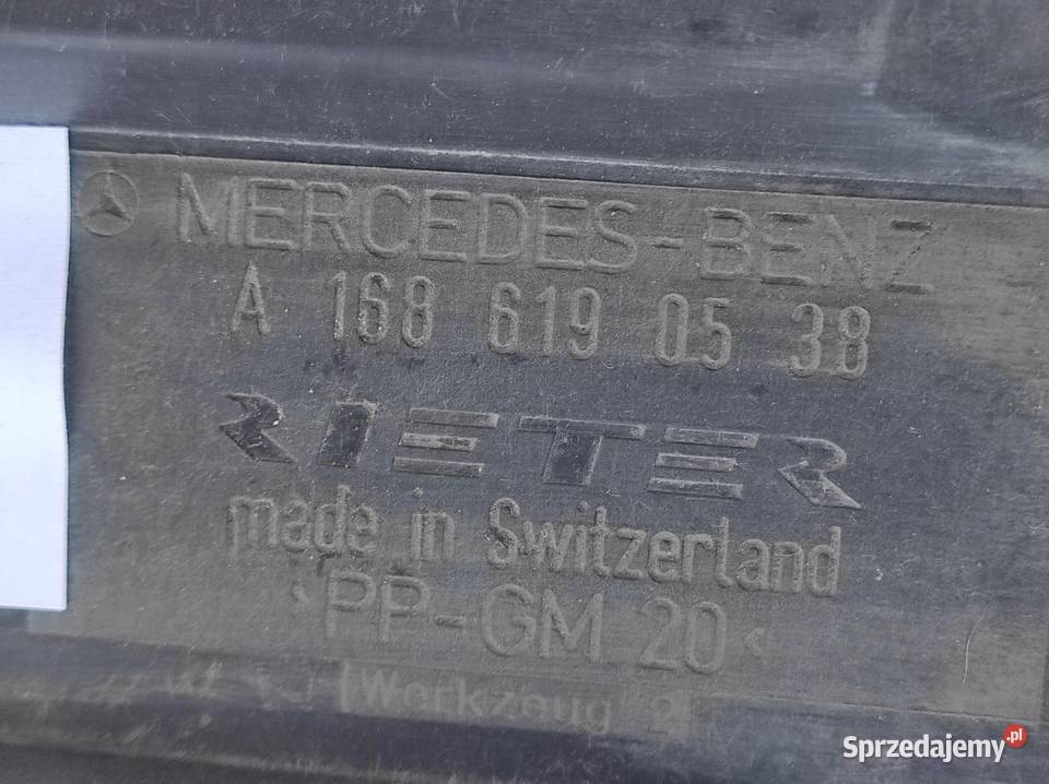 OSŁONA PODWOZIA MERCEDES A KLASA W168 LIFT wielkopolskie