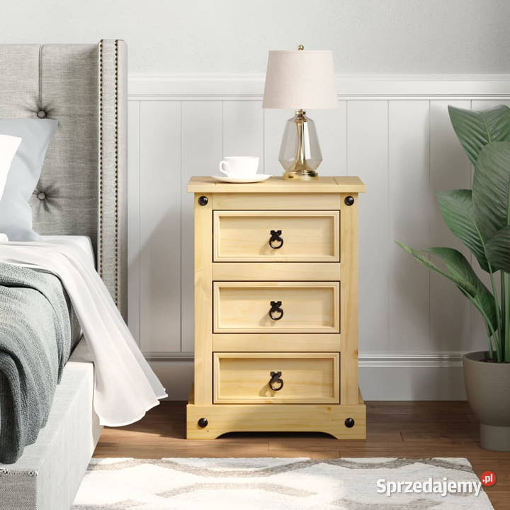 Szafka nocna Corona 53x39x66 lite drewno sosnowe Warszawa