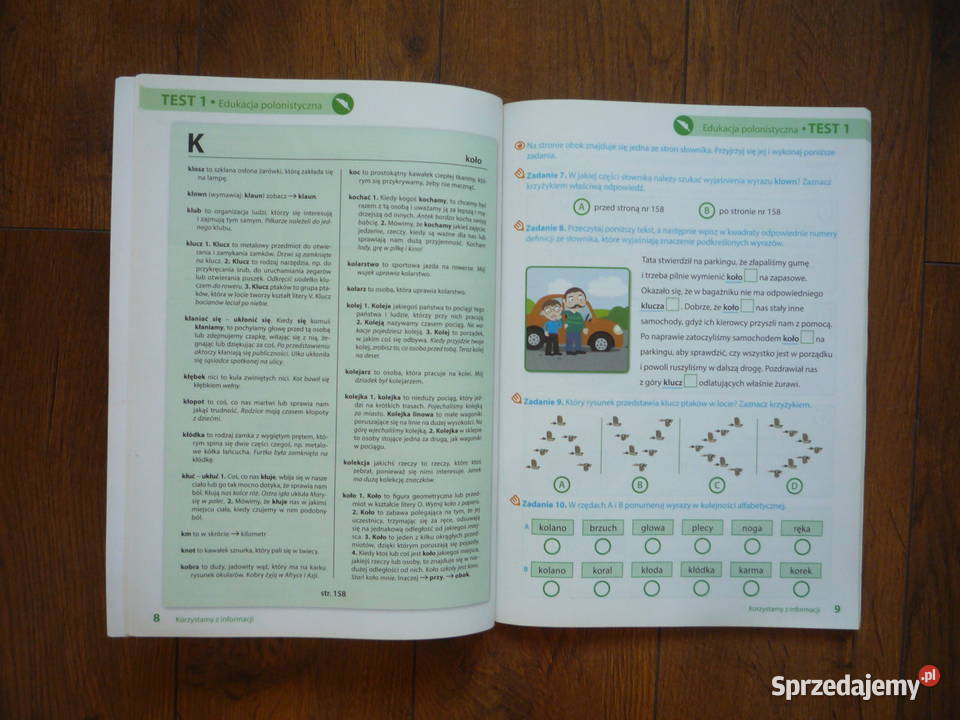Testy kompetencji klasa 3 trzecioteścik Książki i Podręczniki zachodniopomorskie Szczecin sprzedam
