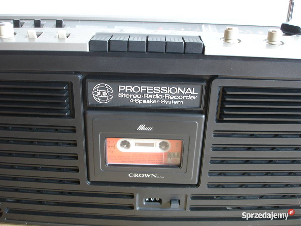 Radiomagnetofon CROWN STUDIO PROFESSIONAL Zielona Góra sprzedam