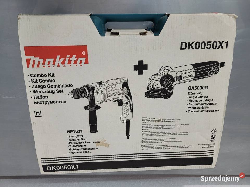 Zestaw Combo Makita DK0050X1 szlifierkawiertarka małopolskie Nowy Sącz