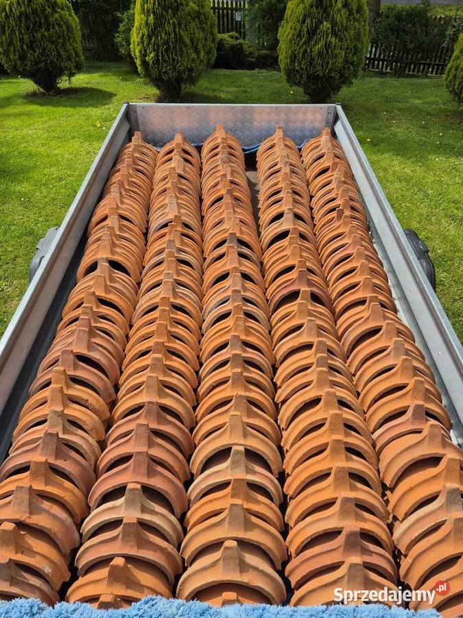 Nowe ceramiczne gąsiory dachowe WOLA naturalna Chojnów