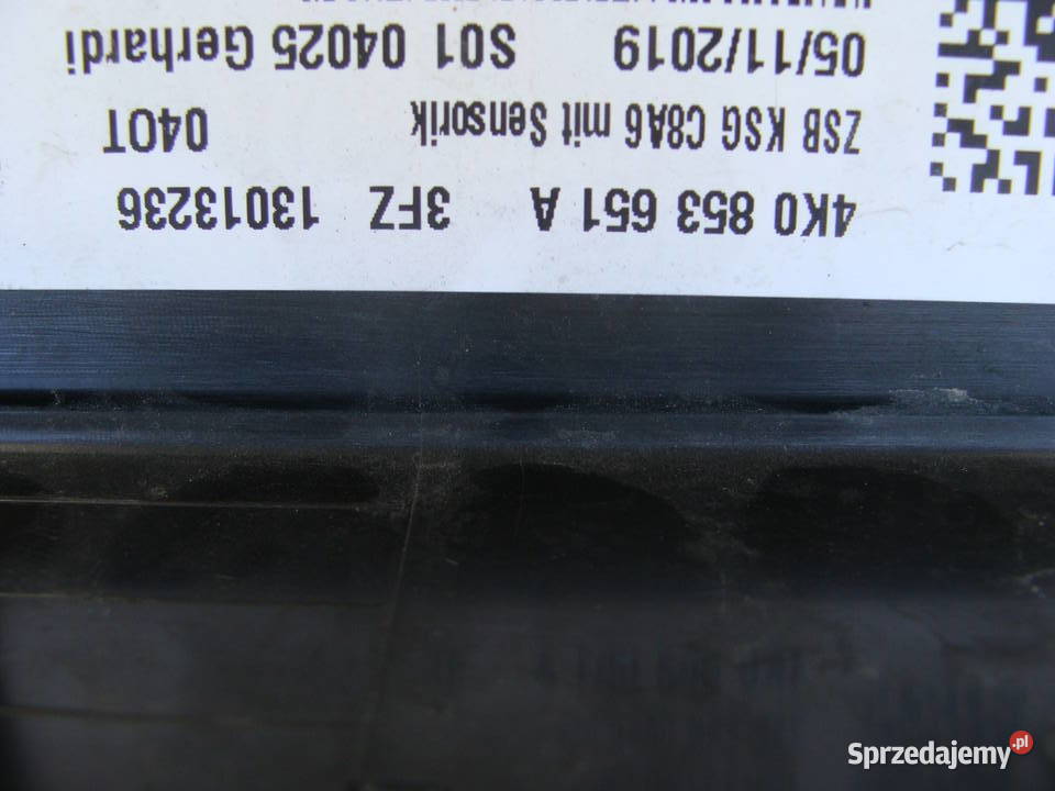 AUDI A6 C8 GRILL ATRAPA CHŁODNICY 4K0853651A Goleniów sprzedam