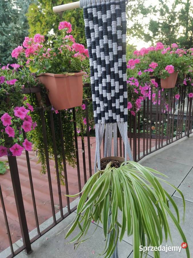 Kwietniki makatki 2 sztuki szary Kwietniki Kraków