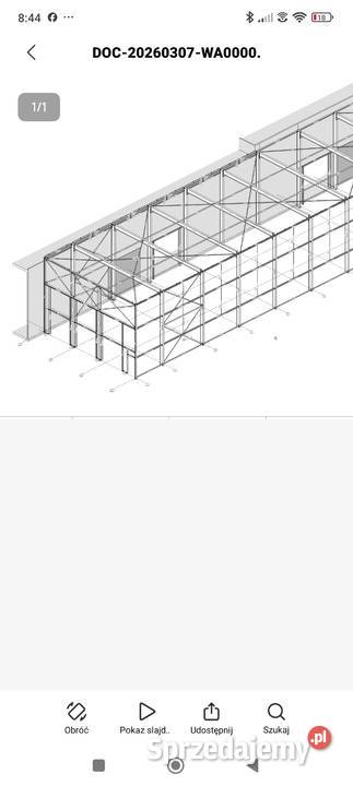 HALA KONSTRUKCJA STALOWA Sprzedaż Szczepanek