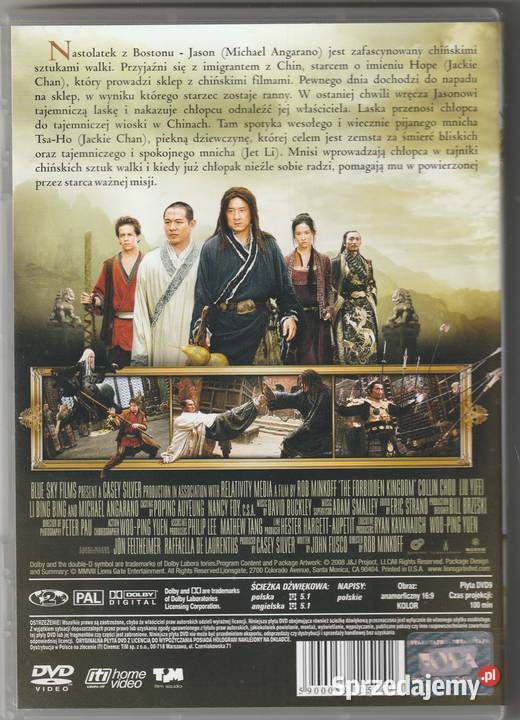 Zakazane królestwo Jackie Chan DVD napisy Pruszków