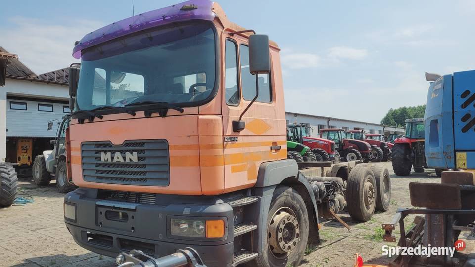 MAN 26414 sprawny na części rama koła Zaklików