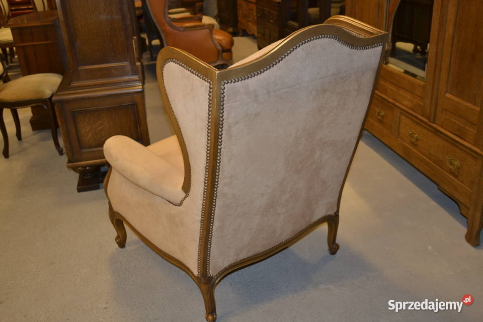 fotel ludwikowski welwet śląskie Będzin