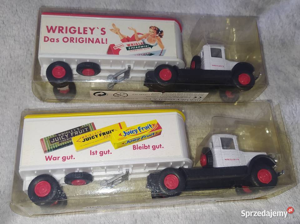 Ciężarówki kolekcjonerskie WrigleysJuicey Fruit pomorskie Gdańsk