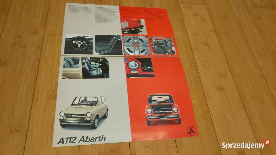 Autobianchi A112 prospekt łódzkie Pabianice