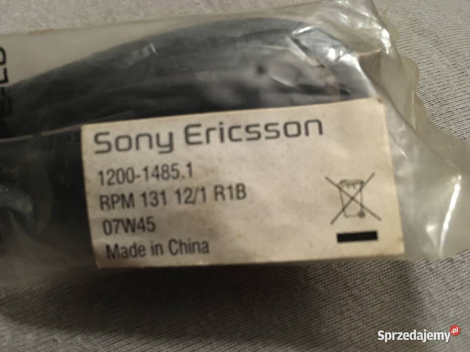 Ładowarka przewód USB do Sony Ericsson kujawsko-pomorskie Włocławek