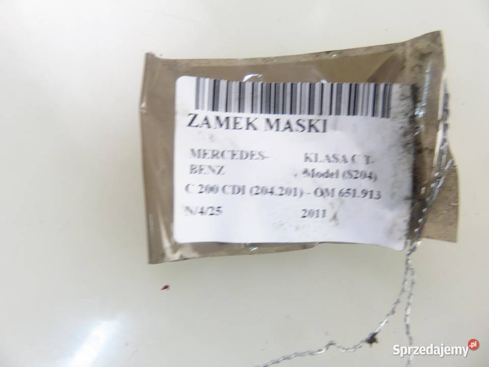 ZAMEK MASKI MERCEDESBENZ KLASA C TModel S204