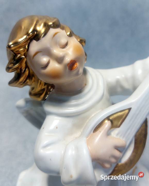 GOEBEL Aniołek z mandoliną Weihnacht W Germany Świnoujście
