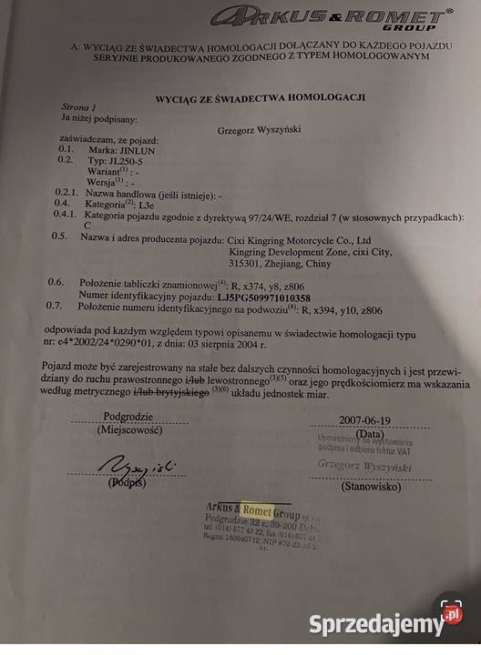 Romet R250 Classic mazowieckie Wołomin