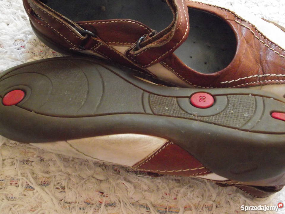 MARKOWE DAMSKIE SPORTOWE BUTY skóra nat 38