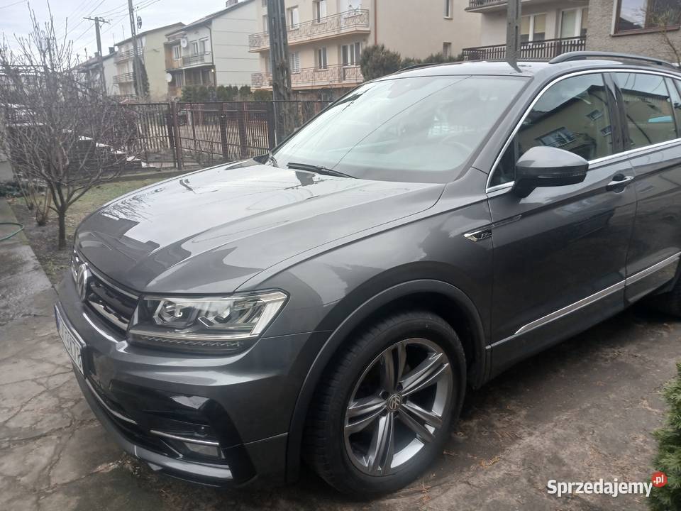 Volkswagen Tiguan 2019 rline Rok produkcji 2019 Sokołów Podlaski sprzedam