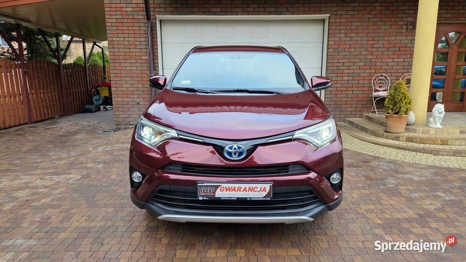 Toyota RAV4 25 HYBRID STYLE Salon I WŁ bordowy Aleksandrów Łódzki