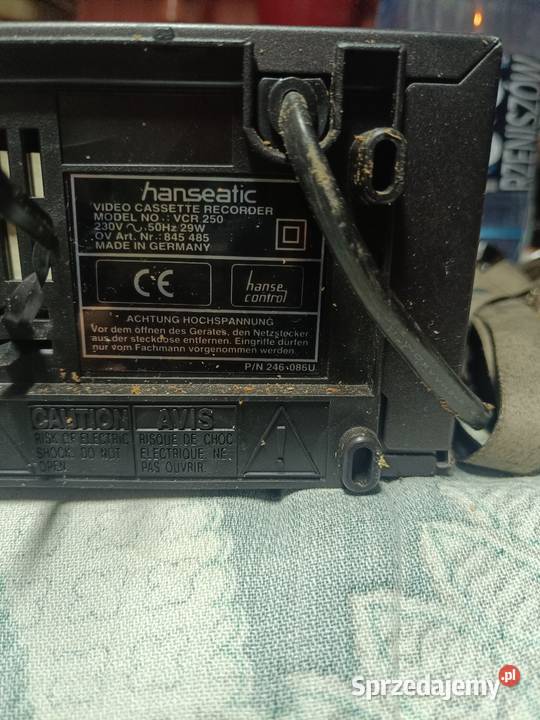 Magnetowid VHS hanseatic VCR250 Chojnów