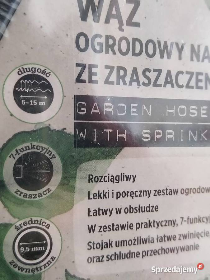 OKAZJA Wąż rozciągliwy ogrodowy elastyczny na Zabrze