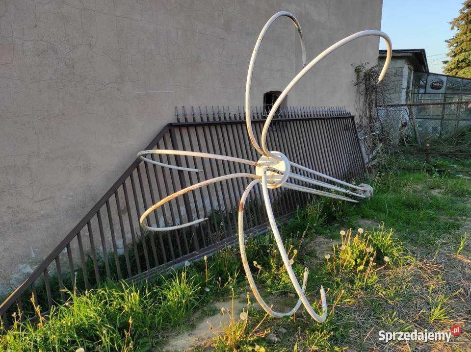 Wysoki metalowy kwietnik stojak na kwiaty Płock sprzedam