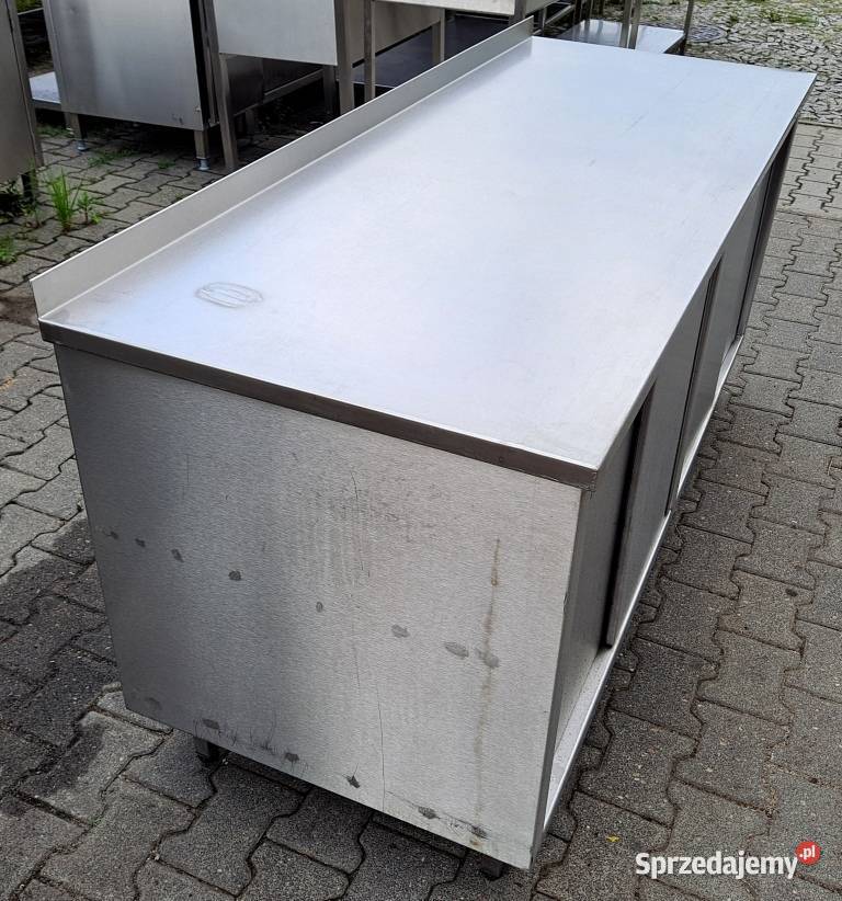 STÓŁ Z PODWÓJNĄ SZAFKĄ DRZWI SUWANE 1807085 wielkopolskie Nowe Skalmierzyce