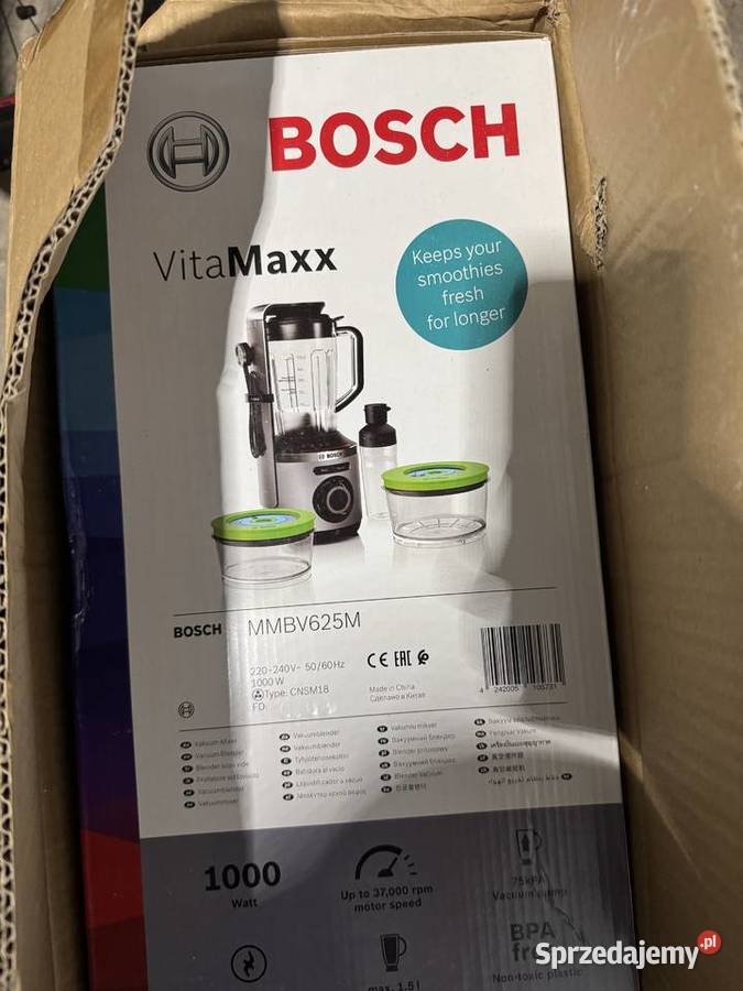 Bosch VitaMaxx 2in1 MMBV625M blender próżniowy AGD drobne Dąbrowa Górnicza