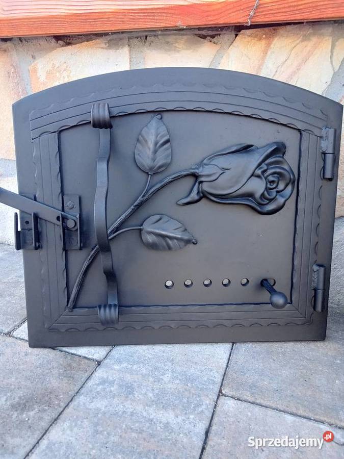 Drzwiczki stalowe do grilla wędzarni komplet małopolskie