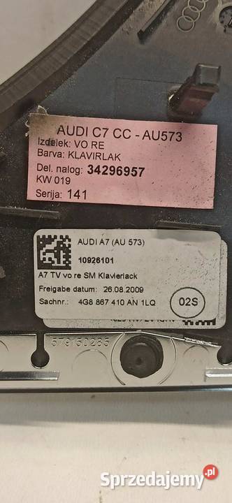 AUDI A7 4G LISTWA DEKOR DRZWI PRAWA 4G8867410AN sprzedam