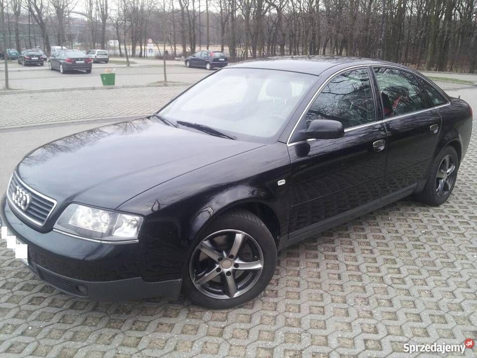 Audi A6 C5 25 TDI 150 czarny piękny sedan 2000 r