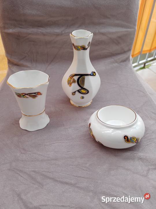 Zestaw kolekcjonerski Wazony porcelana Royal Poznań