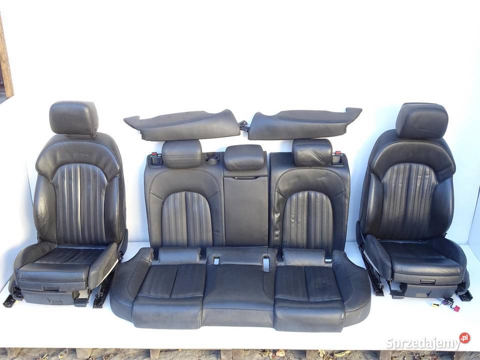 FOTELE FOTEL KANAPA PÓŁSKÓRA KOMPLET SLINE AUDI osobowe