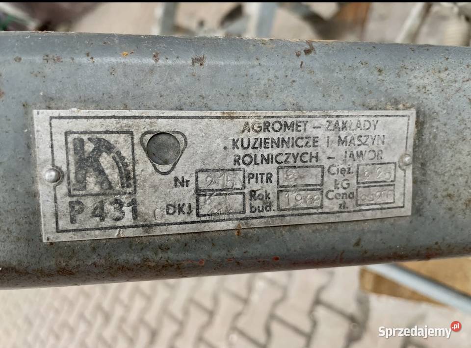 Obsypnik do ziemniaków 5 rzędowy Agromet Pradła