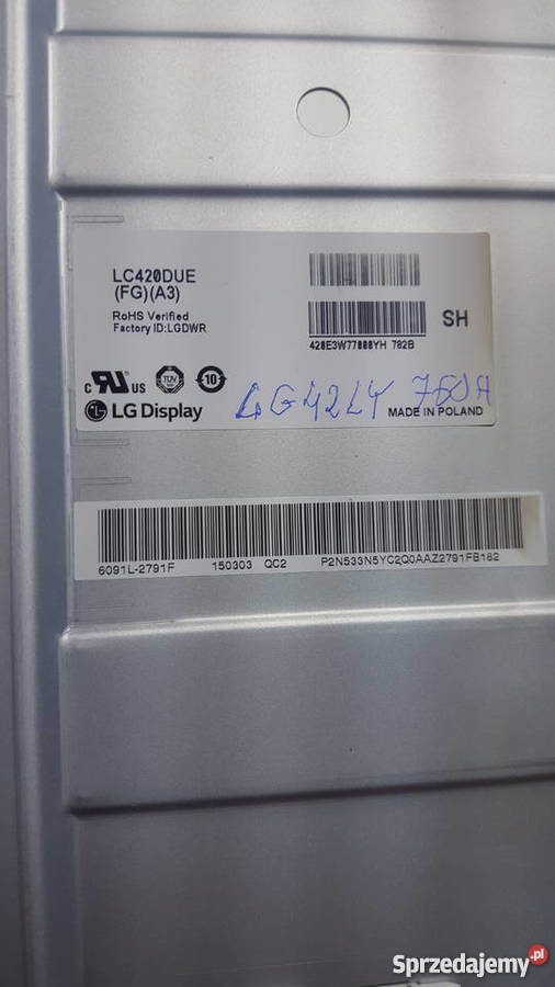 LG42LY760A zbita matryca sprzedam