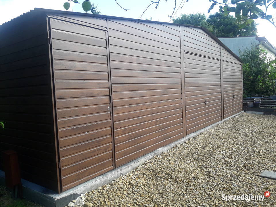 Garaż blaszany 10x6 hala Garaże Blaszane Wiaty Szwecja sprzedam