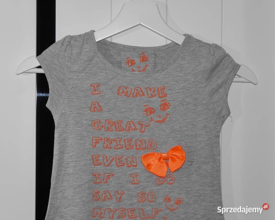 Primark bluzeczka neonowe napisy 104 Wrocław