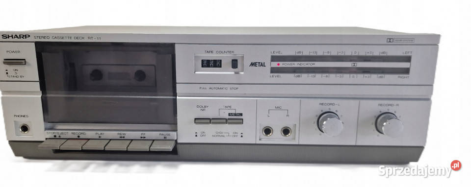 Magnetofon Sharp RT11 casette deck Międzychód