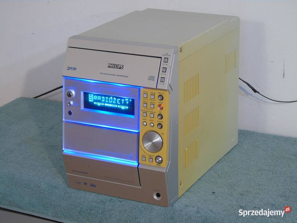 Wieża Philips 80 wat AUX Radio magnetofon Jasło